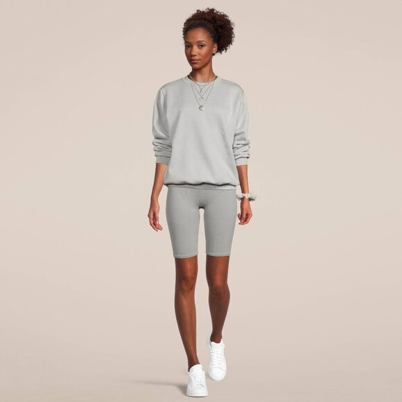 La Speedy Gray Crewneck Sweatshirt S Polyester Cotton Blend Unisex USA-Made - Picture 6 of 6